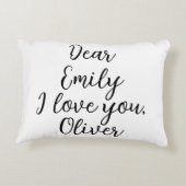 アイラブユー文字テンプレート アクセントクッション (裏面)