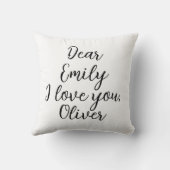 アイラブユー文字テンプレート クッション (裏面)