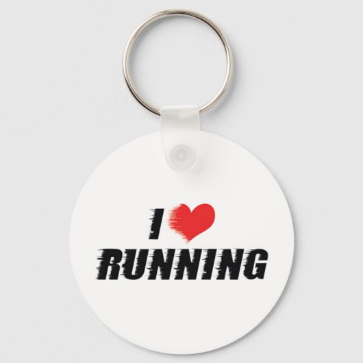 アイラブランニングキーチェーン キーホルダー (正面)