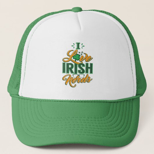 アイラブリアイリッシュおたくSt patricks day キャップ (正面)