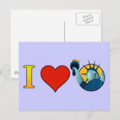 アイラブリバティ ポストカード (正面/裏面)