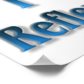 アイラブリフレクソロジーポスター ポスター (角)