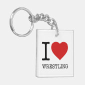 アイラブレスリング キーホルダー (正面左)