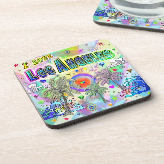 アイラブロサンゼルス深いドリームコースター コースター (左側)