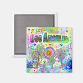 アイラブロサンゼルス深いドリームマグネット マグネット (正面/裏面)