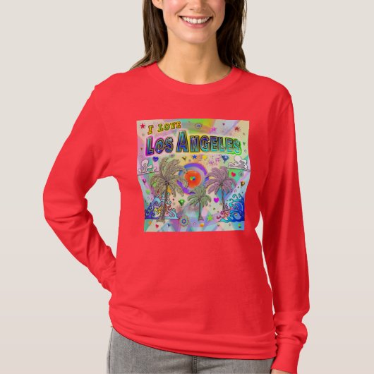 アイラブロサンゼルス深いドリームTシャツ Tシャツ (正面)
