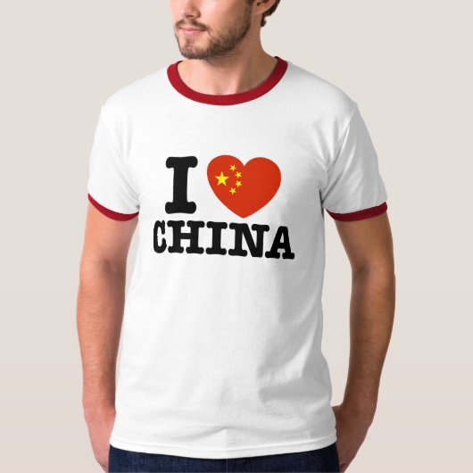 アイラブ中国 Tシャツ (正面)