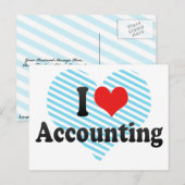 アイラブ会計 ポストカード (正面/裏面)