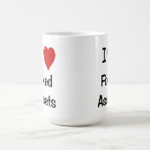 アイラブ固定資産会計会計士引用文 コーヒーマグカップ (中央)