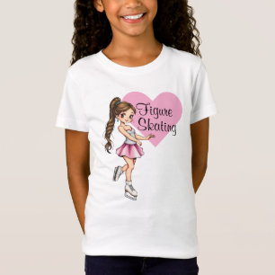 アイラブ姿スケートで滑るTシャツキッズ Tシャツ