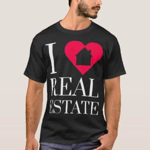 アイラブ実在エージェント投資家住宅ローンブローカー Tシャツ
