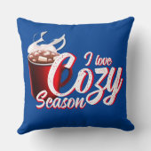 アイラブ居心地の良いシーズンブルー クッション (裏面)