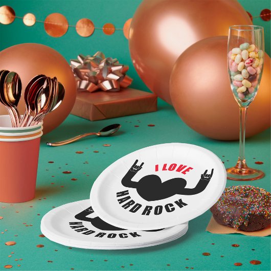 アイラブ懸命ロック ペーパープレート