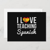 アイラブ教えの先生スペインの新学期 ポストカード (正面/裏面)