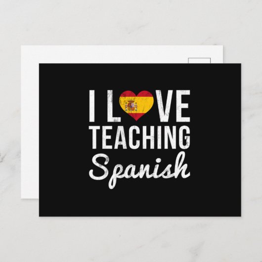 アイラブ教えの先生スペインの新学期 ポストカード (正面/裏面)