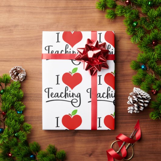 アイラブ教えの先生 ラッピングペーパー (クリスマスギフト)