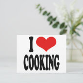 アイラブ料理 ポストカード (スタンド正面)