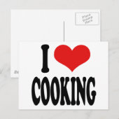 アイラブ料理 ポストカード (正面/裏面)