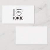 アイラブ料理 名刺 (正面/裏面)