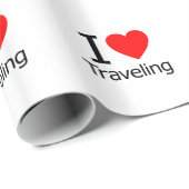 アイラブ旅行 ラッピングペーパー (ロールコーナー)