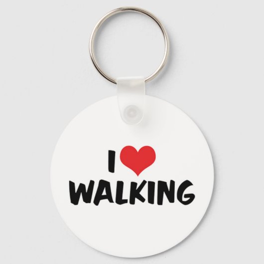 アイラブ歩くキーチェーン キーホルダー (正面)