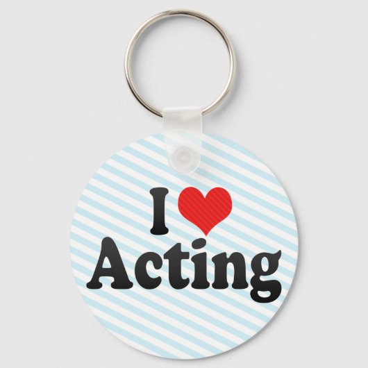 アイラブ演技 キーホルダー (正面)