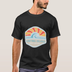 アイラブ狩りアイランドビーチサウスカロライナ海W Tシャツ