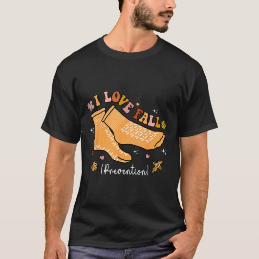 アイラブ秋防止秋フィジカルセラピーグルーヴ Tシャツ (正面)
