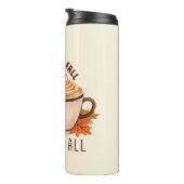 アイラブ秋 – パンプキンアンドパンプキンスパイスラテ タンブラー (回転右)