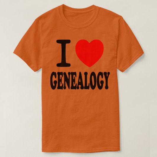 アイラブ系図学 Tシャツ (デザイン正面)