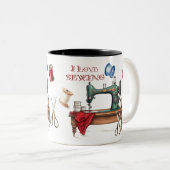 アイラブ裁縫 ツートーンマグカップ (正面右)