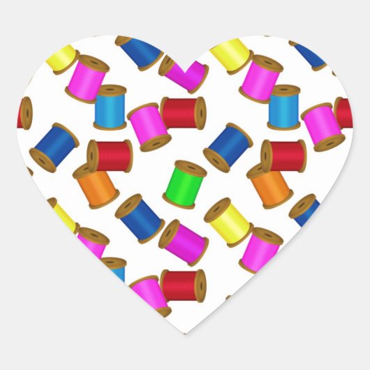 アイラブ裁縫- SRF ハートシール (正面)