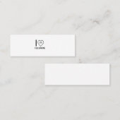 アイラブ踊り スキニー名刺 (正面/裏面)