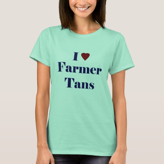 アイラブ農家タン Tシャツ (正面)