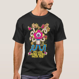 アイラブ風変わりブサイケデリックラッシュマッシュレット Tシャツ