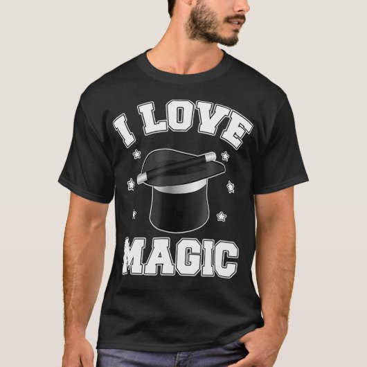 アイラブ魔法かわいい魔法 Tシャツ (正面)