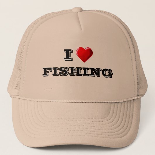 アイラブ魚釣り キャップ (正面)