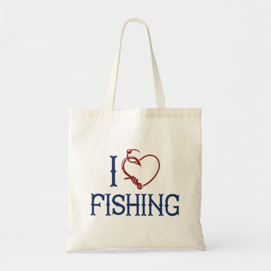アイラブ魚釣り トートバッグ (正面)