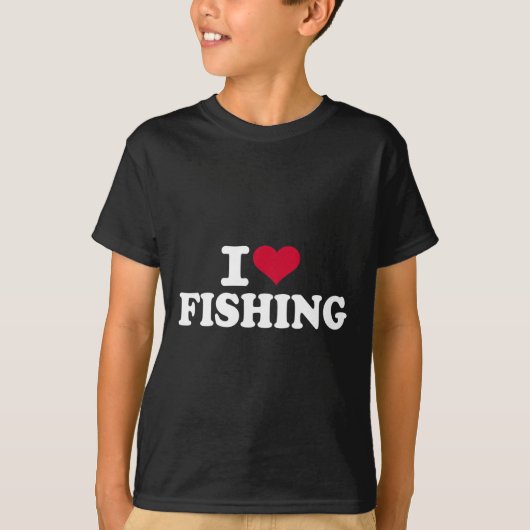 アイラブ魚釣り Tシャツ (正面)