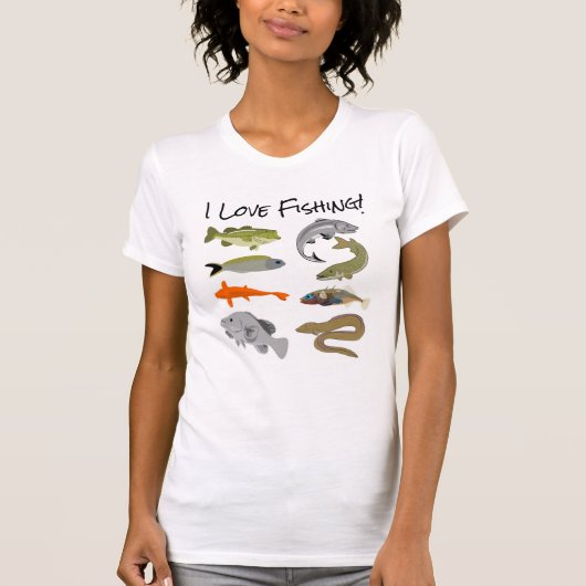 アイラブ魚釣り Tシャツ (正面)