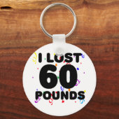 アイラブ60ポンドパーティー キーホルダー (正面)