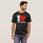 アイラブ・アレハンドロ Tシャツ (正面フル)