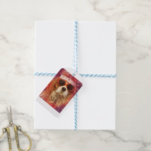 アイラブ・カヴァリエ ギフトタグ (より糸付き)