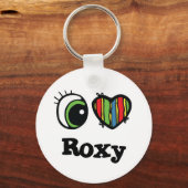 アイラブ(ハート)ロキシ キーホルダー (正面)
