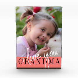 アイラブ·ユー·おばあちゃんカスタムの写真 フォトブロック