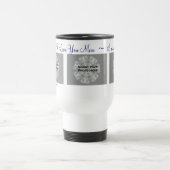 アイラブ・ユー・ママの写パーソナライズされた真 トラベルマグ (中央)