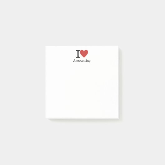 アイラブ❤️会計-会計部 ポストイット (正面)