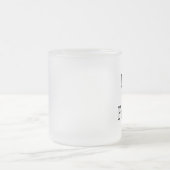 アイラブ《鳥》ハヤブサ フロストグラスマグカップ (中央)