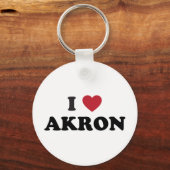 アイラブAkron Ohio キーホルダー (正面)