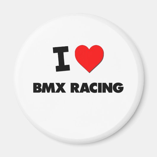 アイラブBMXレーシング マグネット (正面)